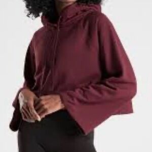 Athleta | Steady‎ State Crop Hoodie Sweatshirt | Size: Medium